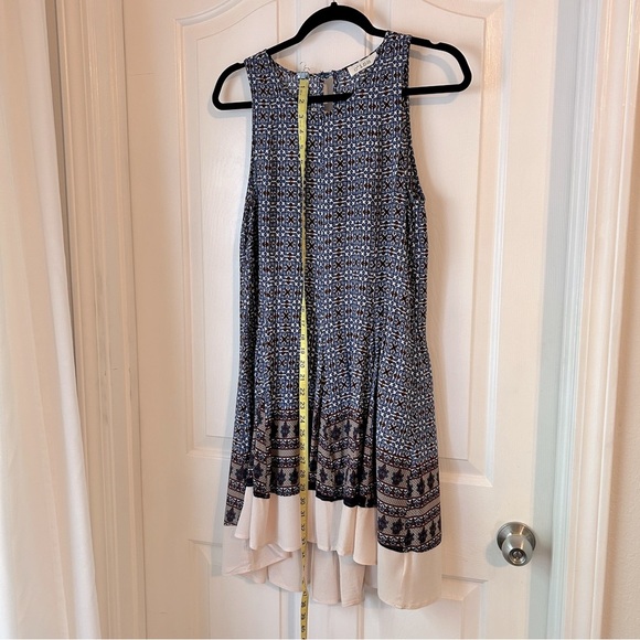 c’isa Dresses & Skirts - C’isa Sleeveless High-Low Dress – Blue Mosaic Print – Size M